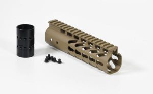 7" keymod handguard Rail in Flat Dark Earth