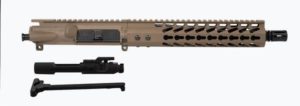 10.5 inch AR-15 Pistol Upper Flat Dark Earth with BCG