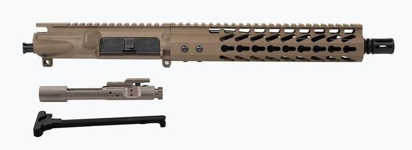 10.5" AR-15 Flat Dark Earth Upper with 10" Keymod rail and nickel boron bolt carrier group