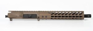 10.5 inch AR-15 Pistol Upper FDE with BCG