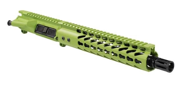ar-15 pistol upper in zombie green with 10" barrel