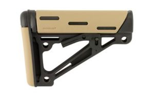 hogue overmolded buttstock mil-spec fde flat dark earth