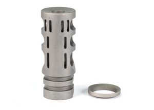 aero gamma 7.62 stainless steel muzzle brake