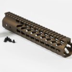10 inch AR-15 slim Keymod handguard Burnt Bronze