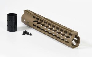 10 inch AR-15 Keymod handguard flat dark earth