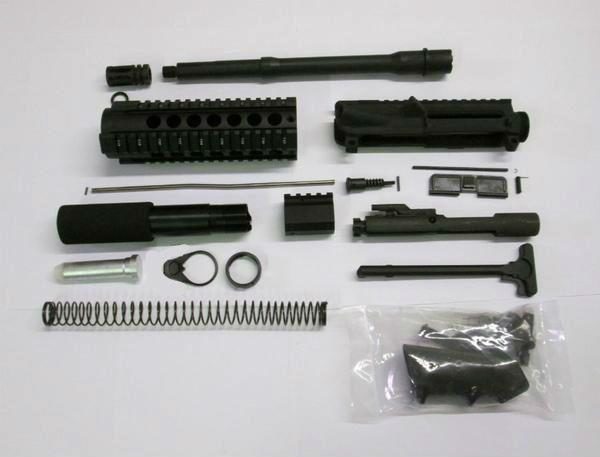 complete ar15 pistol kit 10.5 no lower