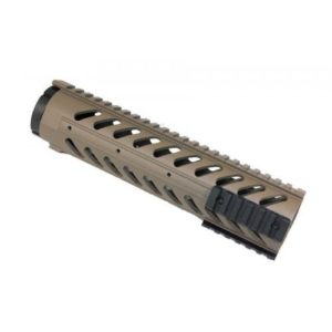 10" free float handrail with sectional rails Dark Earth