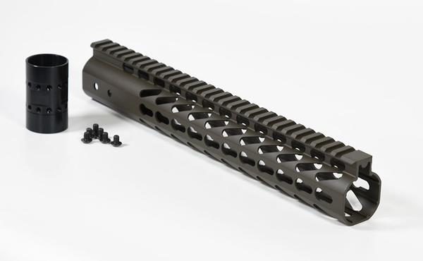 12 inch od green AR-15 Slim Keymod free float handguard Rail