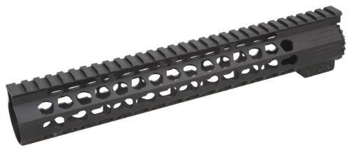 12 inch slim keymod with steel barrel nut