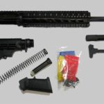 7.62x39 ar style rifle kit with 10 inch quadrail
