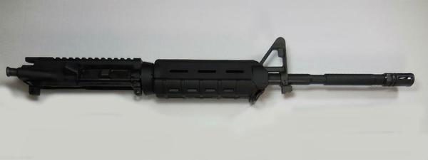 16" AR-15 A2 Sight Tower Magpul Moe Upper M4 1x7 5.56 no BCG or Charging Handle
