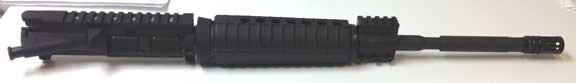 16" M4 1x9 5.56, Carbine Single Rail Height Gas Block, M16 BCG