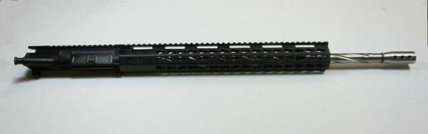 20 inch complete upper with Stainless Steel Spiral Fluted Barrel No Bcg or charging handle