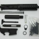 7.5 inch AR-15 pistol kit upper assembled with 80 percent lower