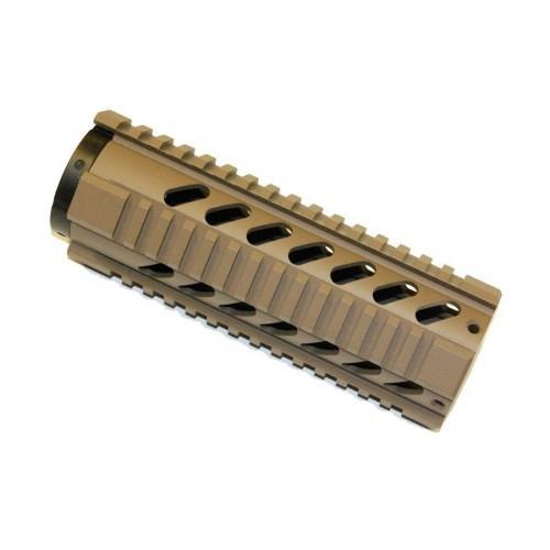 7 inch free float quadrail flat dark earth