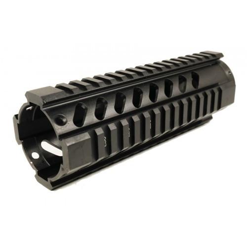 7 inch free float quad rail