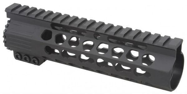 7 inch slim keymod rail with steel barrel nut
