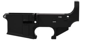 ar-15 80% lower receiver with fire and safe engraving