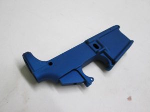 80% Lower blue custom color for AR-15 Rifle Build
