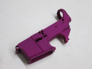 Purple AR15 80% lower