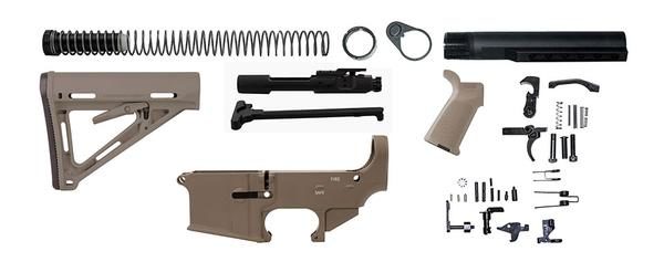 flat dark earth rifle kit parts and accessories