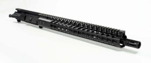 ar15 upper with keymod rail in black mil spec