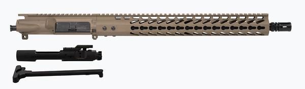Flat Dark Earth 16" upper with FDE coated 15" keymod rail including BCG