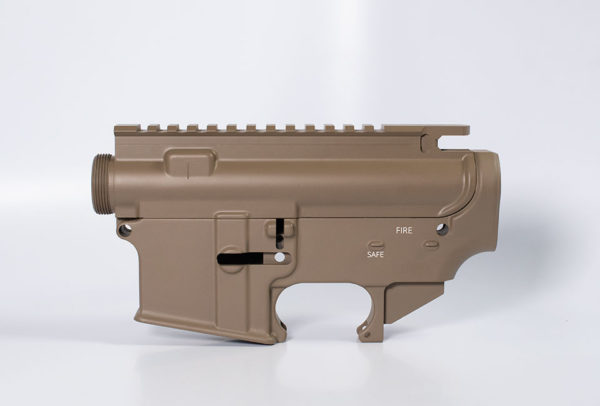 80 lower receiver and completely machined upper Set Cerakote Flat Dark Earth