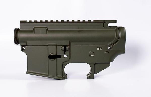 80 lower receiver and completely machined upper Set Cerakote OD Green