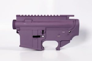 80 lower receiver and completely machined upper Cerakote Purple Set