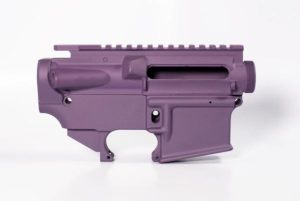 80 lower receiver and completely machined upper Cerakote Purple Set