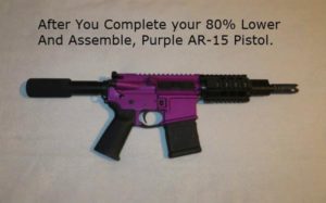AR-15 Complete PPE Pistol Kit with 80% Lower