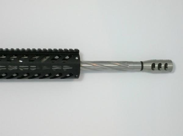 spiral fluted barreled ar-15 upper