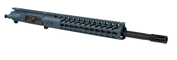 16 inch Ar-15 Titanium Blue Kit with 12" Blue Titanium light weight Keymod with Lower