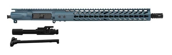 Titanium Blue 16" upper 15" keymod rail including BCG