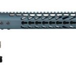 16" AR-15 Upper Titanium Blue with 15" keymod rail nickel boron bcg and charging handle