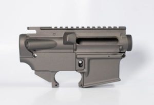 80 lower receiver and completely machined upper Cerakote tungsten grey Set