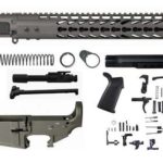 Tungsten Grey 16" Ar 15 Kit with 15" Slim Keymod with Lower