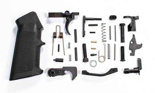 AR-15 80 percent lower and standard lower parts kit