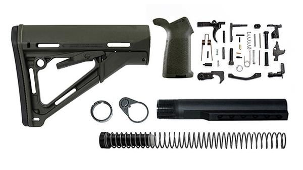 magpul-ctr-lower-build-kit-od-green_grande magpul ctr lower receiver build kit with stock, stock hardware, and lower parts kit - OD Green