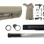 magpul moe sl lower build with stock, lower parts kit, and stock hardware - FDE
