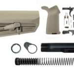 magpul MOE SL-K lower build kit stock lower parts kit stock hardware moe grip - FDE