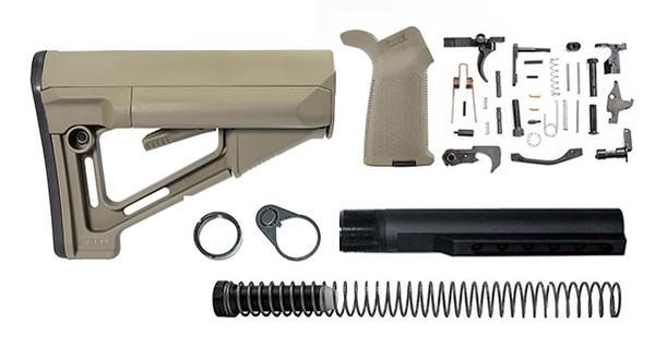 magpul STR Lower Build Kit including stock, lower parts kit - Flat Dark Earth