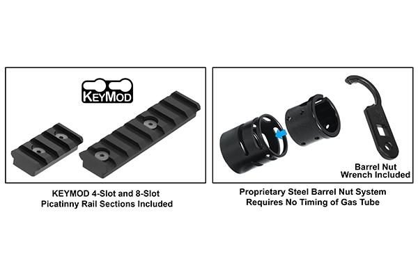 leapers utg pro ar-15 super slim m-lok handguard