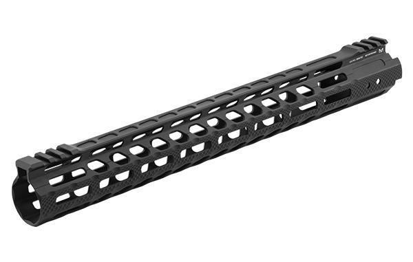 utg pro m-lok ar-15 15" ultra slim free float handguard black