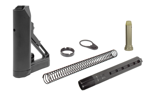 utg pro ar-15 ops s1 mil-spec stock kit-black
