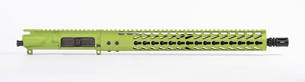 Zombie Green 16" Ar 15 Kit with 15" Slim Keymod with Lower