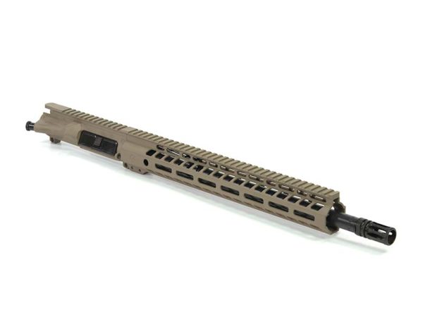 300 blackout ar-15 upper 16" with Flat dark earth upper and handguard