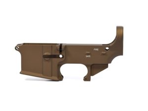 ar-15 80% Lower Receiver - Burnt Bronze