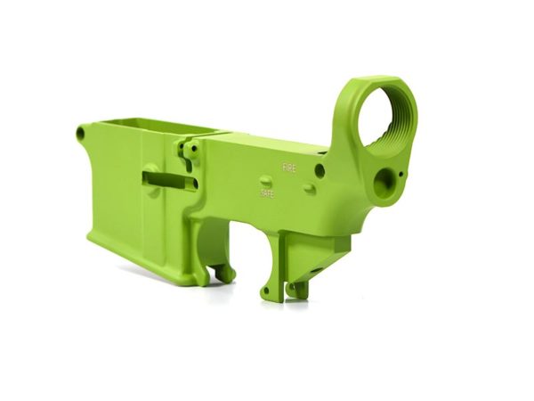 zombie green ar-15 80 percent lower receiver